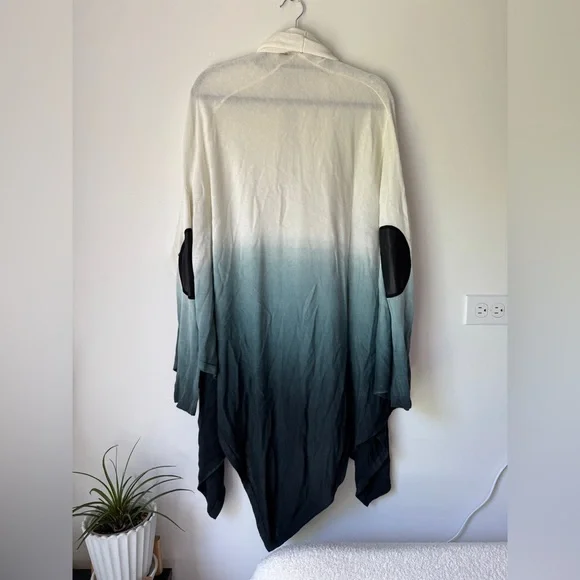 Nicholas K Free People Poncho Cardigan size S tie diy ombré - Picture 6 of 10
